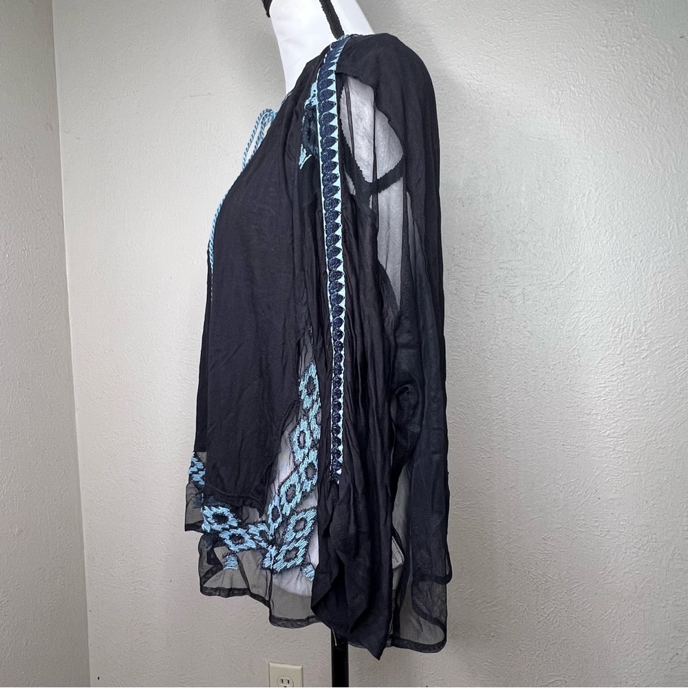 Free People Eden black embroidered blouse - Picture 8 of 12